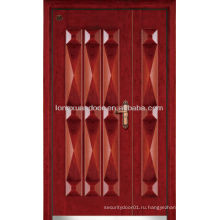 Стальная дверь с деревянной отделкой